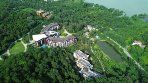 Toàn cảnh Sóc Village Wellness & Retreat nhìn từ trên cao